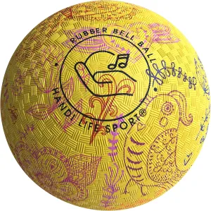 | Little Butterfly Bell Ball | Lightweight Audible Ball with Inflatable Rubber & Tactile Grip| Therapy & Recreation | Adaptive Sports