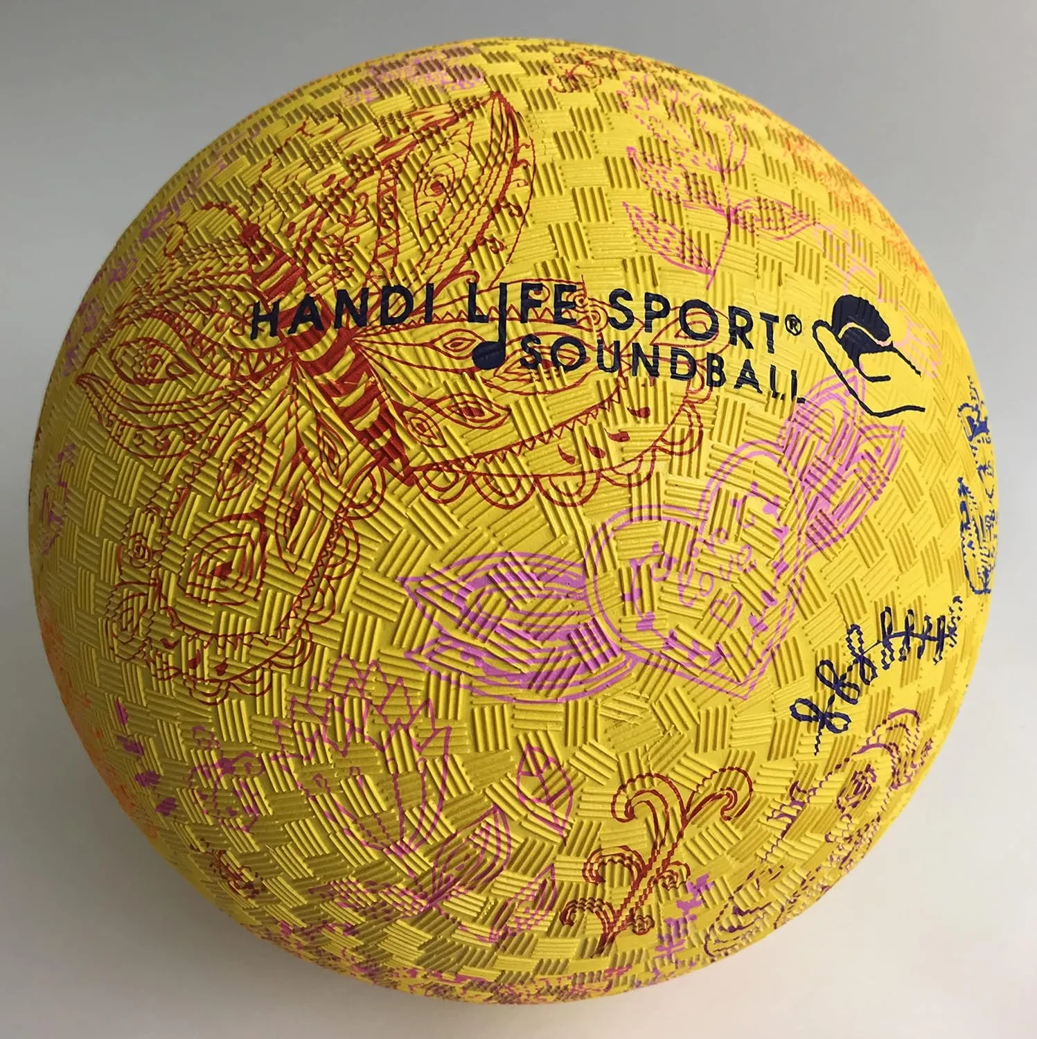 | Little Butterfly Bell Ball | Lightweight Audible Ball with Inflatable Rubber & Tactile Grip| Therapy & Recreation | Adaptive Sports