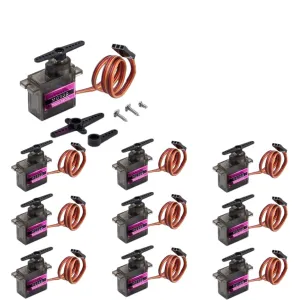 1-10PCS MG90D Digital 9g Micro Servo Motor High Torque Bearing Upgraded MG90S for RC Helicopter RC Airplane 450 New for Arrival 2025 High for Quality