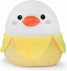11inch Banana Animal Plush, Stuffed Animals Kawaii Pillow, Gifts for Kids Girls Boys (Duck2, 11IN)