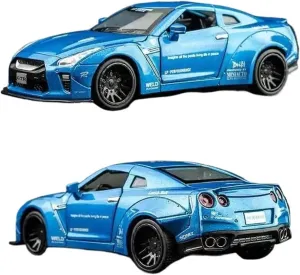 1:32 for All New GTR Racing Alloy Car Die Cast Model(Blue)