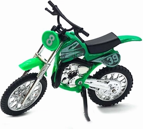 1:18 Ratio Alloy Off-Road Motorcycle Model Simulation Car Scooter Sports Bike Figurine Motorcycle Metal Die-Casting Vehicle Toy Car Racing Model Replica Boy Gift Motorcycle Model(Green)