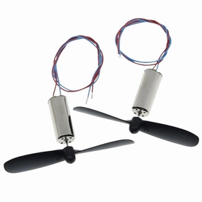 1set=2pcs DC3.7-4.2V 716 7 * 16MM Micro DIY Helicopter Coreless DC Motor with Propeller Great Torque High Speed Motor New for Arrival 2025 High for Quality