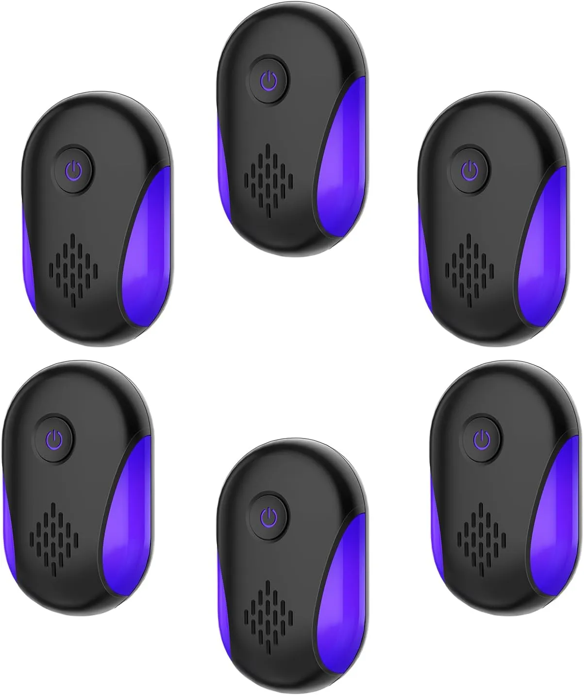 2025 Upgraded Ultrasonic Repeller-6 Packs, Indoor Ultrasonic and Repellent for Roach, Rodent, Mouse, Bugs, Ant, Mosquito, Mice, Spider, Electronic Plug in Pest Control