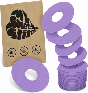 25 x Freestyle Libre 3 Sensor Covers, Ringpatch, Last Up to 14 Days, Sweat & Waterproof, CGM, Glucose Monitor Protection, Purple