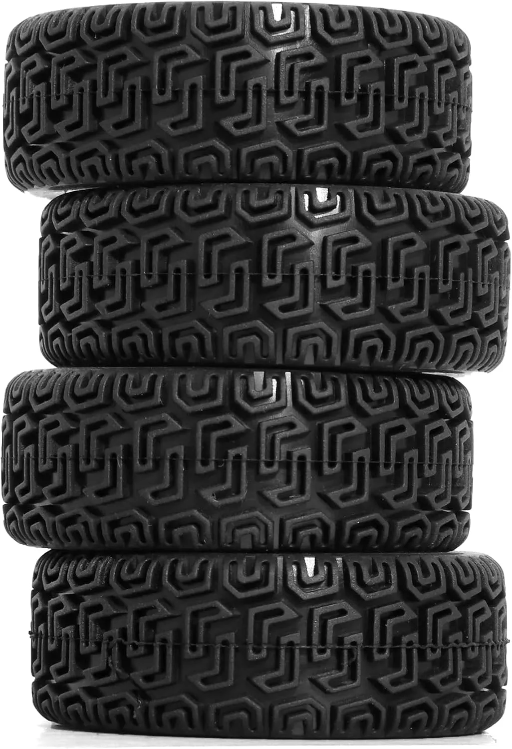 2.68" OD RC On-Road Tires 4PCS 1/10 RC Rally Racing Tires 12mm Hex Fit for Tamiya TT01 TT02 Kyosho Traxxas WLtoys HPI 1/10 RC On Road Racing Touring Car