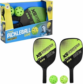 2-Player Pickleball Set - Forest & Twelfth Set of 2 Pickleball Paddles and 2 Balls, Fun Miniature Toys for Kids and Adults, Lightweight Pickleball Rackets, Great Holiday, Easter, All-Occasion Gifts