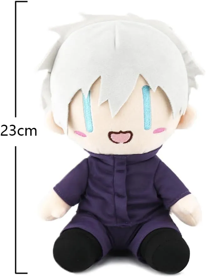 2pcs Anime Character Plush Figure,Anime Stuffed Pillow,Large Soft Throw Pillow, Cartoon Cuddle Figurine Cushion for Hugging Sleep Together,Home Sofa Decoration.Gift for Friends 9.05"/23cm