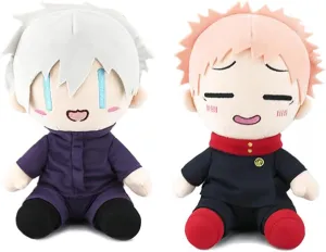 2pcs Anime Character Plush Figure,Anime Stuffed Pillow,Large Soft Throw Pillow, Cartoon Cuddle Figurine Cushion for Hugging Sleep Together,Home Sofa Decoration.Gift for Friends 9.05"/23cm