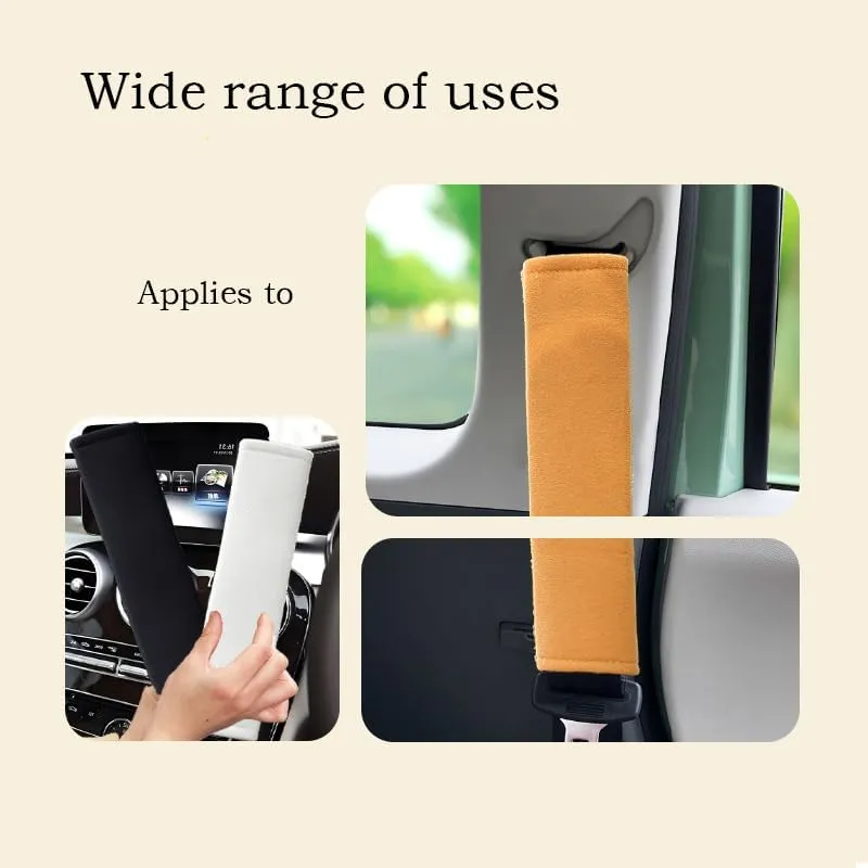 2PCS Auto Seatbelt Cover for Dodge Caliber Journey Challenger Dorango 2008-2024, Seatbelt Shoulder Pad, Vehicle Seat Belt Pads, Seatbelt Protector,Black-Mesh Surface