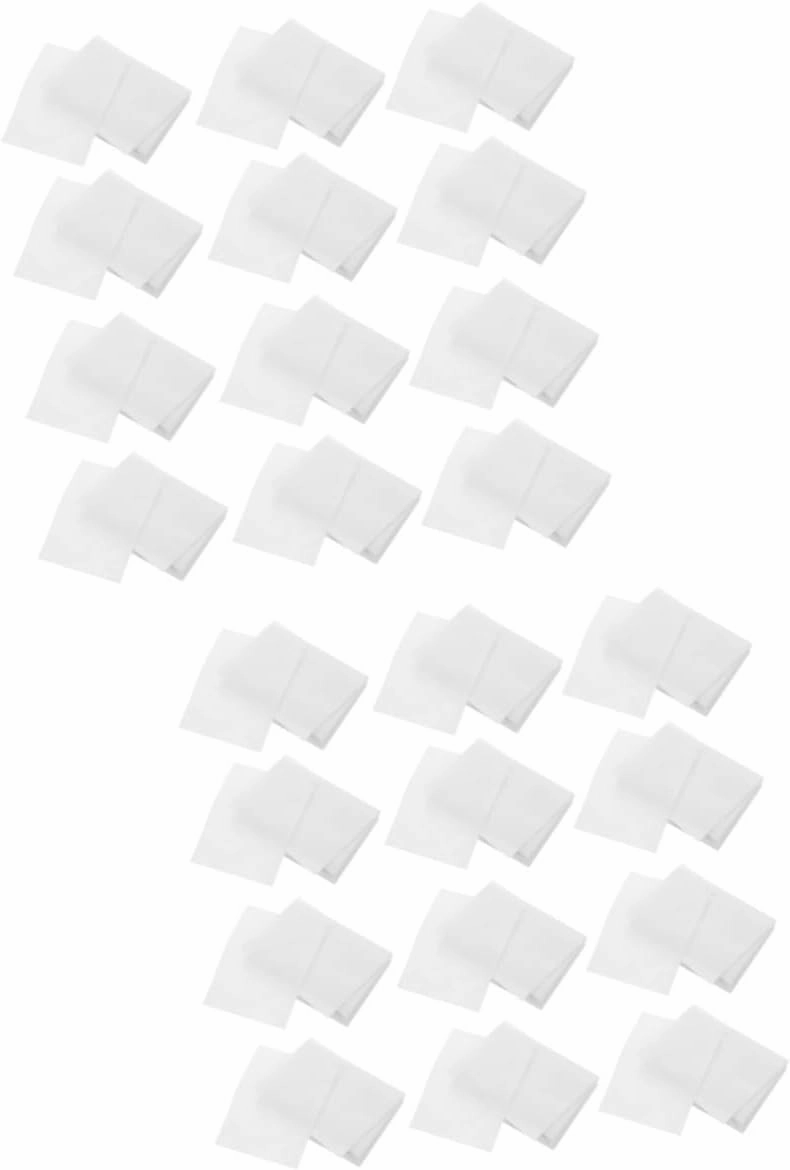 2sets Cotton Pads for Face Makeup Removal Gentle Soft Absorbent 100 Pads Ideal for Daily Skincare 20packs*2