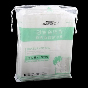 2x222x Soft Makeup Remover Cotton Pads Face Cleaning Nail Sponge, 2 Pcs