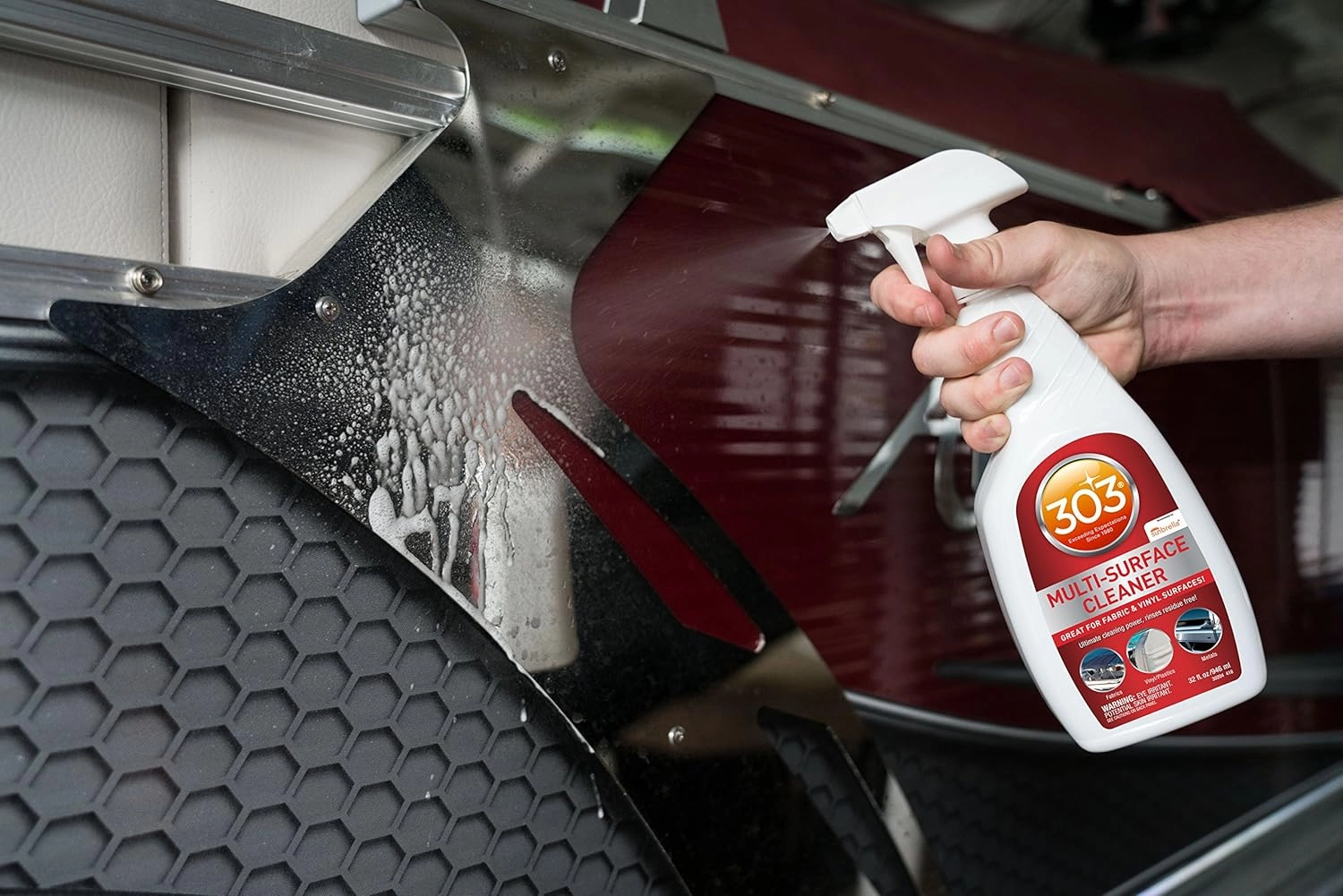 303 Multi-Surface Cleaner - Safely Cleans All Water Safe Surfaces - Ultimate Cleaning Power - Rinses Residue Free - Recommended By Sunbrella, 32 fl. oz. (30204)