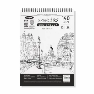 333304 SKETCH  O SOFT COVER (TOP WIRO) 140 GSM25 SHEETS A4