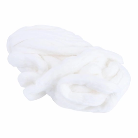 3rolls Pure Cotton Degreasing Strips Water Absorbent Disposable Cotton for Hair Salon Makeup Removal Craft Projects Soft Absorbent