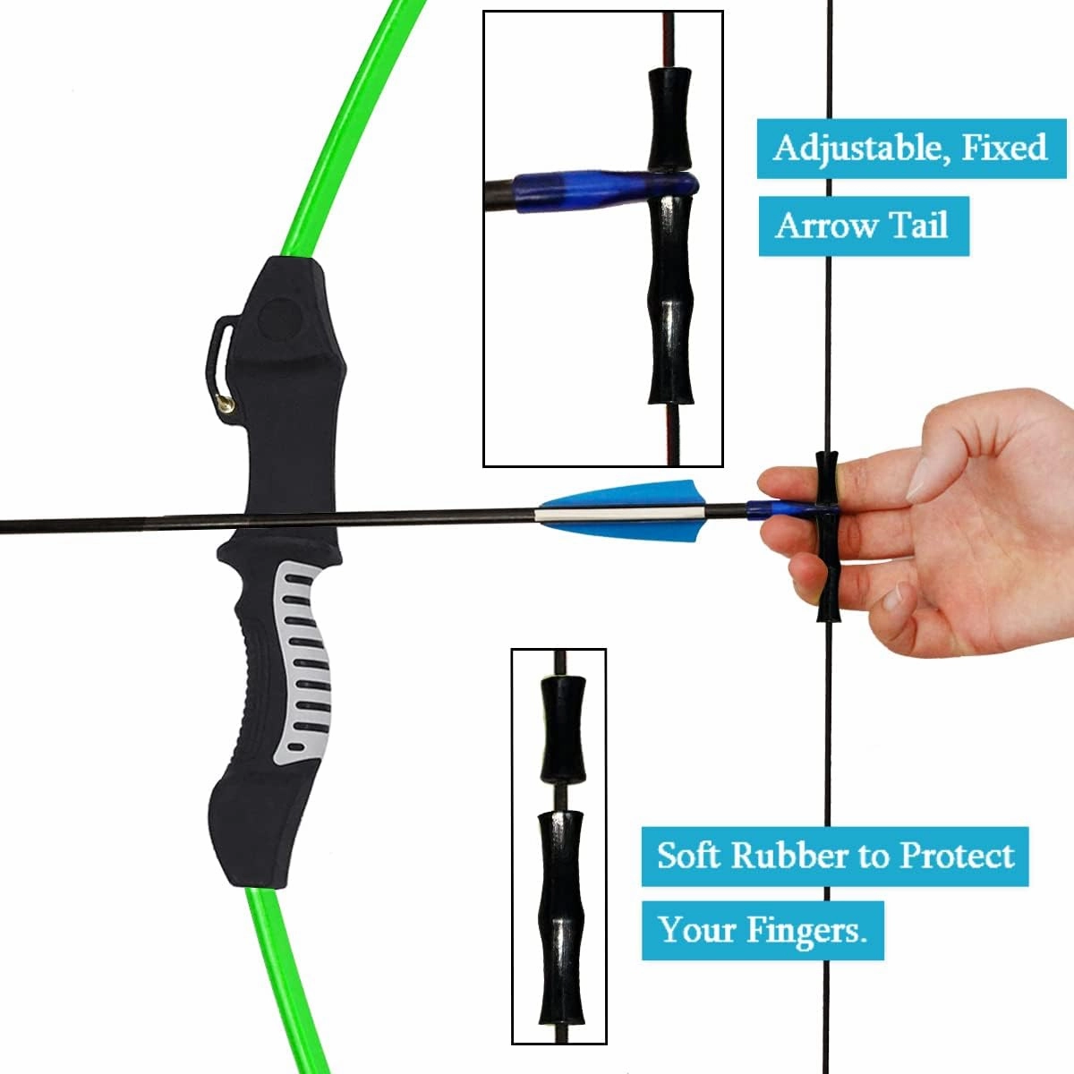 45" Youth Bow and Arrows Set for Kids 8-12 Teens Recurve Archery Beginner Gift Longbow Kit, Outdoor Hunting Play Gift Toys, 9 Arrows, 4 Target Face for Backyard Game Age 12-14 14-16