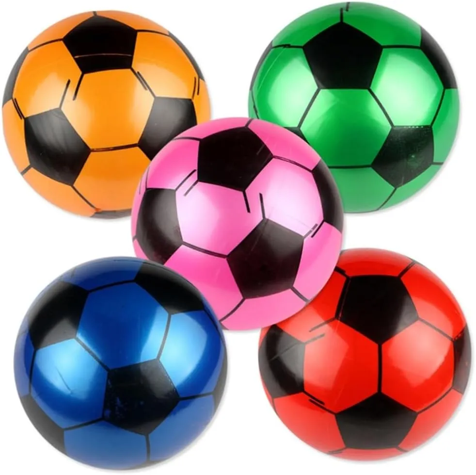 5Pcs Inflatable Soccer Balls Party Favors Decorations Friendly Balls for and Events