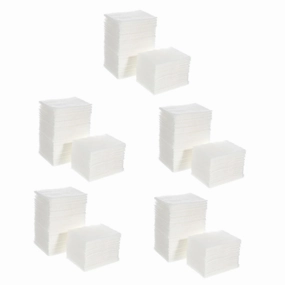 5sets Facial Cotton Rounds for Makeup Removal Soft Gentle Makeup Remover Pads Reusable Square Cotton Pads for Toner 2packs*5