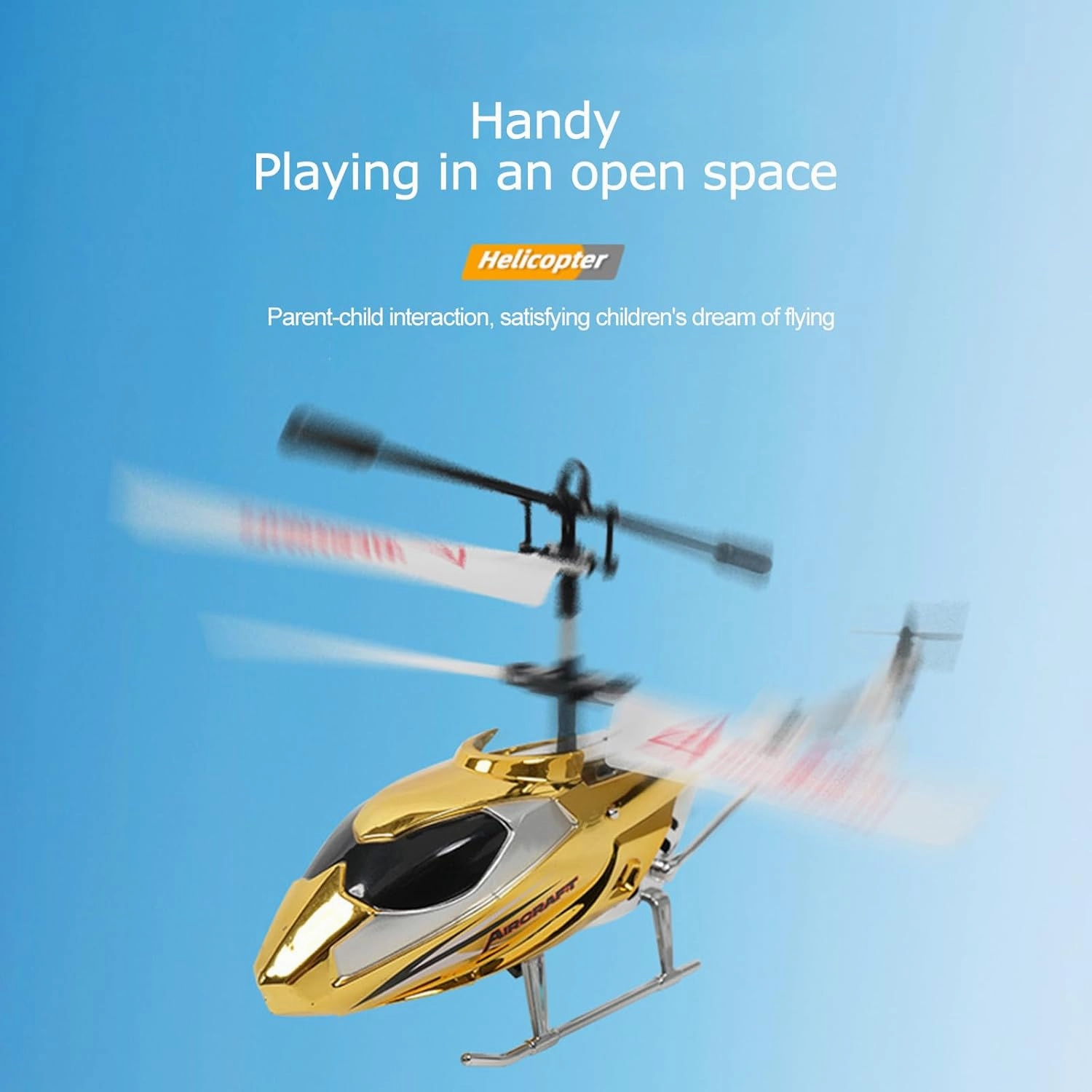 8.3inch RC Helicopter 3.5CH Remote Control Helicopter Airplane USB Charging Kids Toy Resistant Collision Alloy Wireless Aircraft Toys with LED Lights for Boys Children Gift