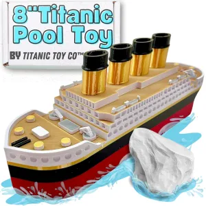 8" Titanic Pool Toy and Bath Toy By TitanicToyCo, RMS Titanic Toys For Kids, Toy Titanic or Kids, Titanic Ship, Titanic Cake Topper, Titanic Figurine, Titanic Boat