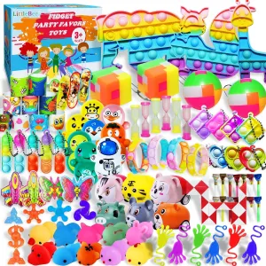 98 Pcs Party Favors for Kids 3-5 4-8 8-12, Treasure Box Toys for School Classroom Rewards, Birthday Gift Small Toys Bulk, Kids Prizes, Carnival Prizes, Goodie Bags Filler, Pinata Stuffers