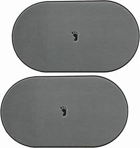 9""X16"" Anti-Slip Marine Boat Bench SEAT Pads 2 Pack Gray, Medium, S916B