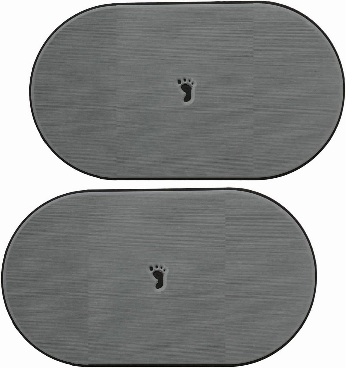 9""X16"" Anti-Slip Marine Boat Bench SEAT Pads 2 Pack Gray, Medium, S916B