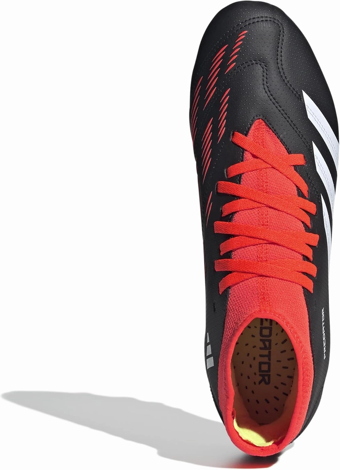 adidas Predator Club Sock Firm Ground Soccer Shoes - Strikeprint Elements, Foot-Hugging Fit, Synthetic Upper, Versatile Outsole, Environmentally Friendly