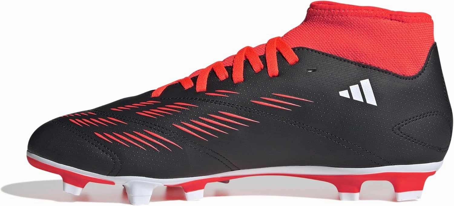 adidas Predator Club Sock Firm Ground Soccer Shoes - Strikeprint Elements, Foot-Hugging Fit, Synthetic Upper, Versatile Outsole, Environmentally Friendly