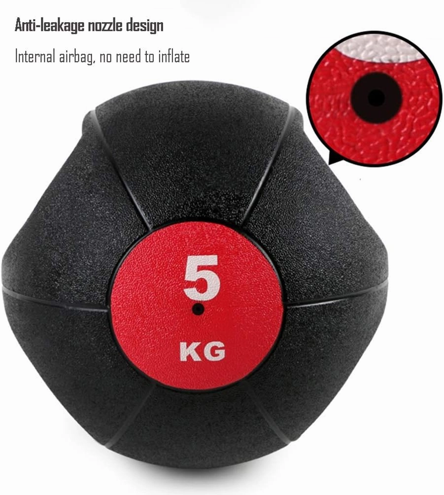 AGYH, Elastic Ball with Handle, Gravity Ball, Waist and Abdomen Balance Ball, with Anti-Leakage Nozzle, 3KG/4KG/5KG/6KG/7KG/8KG/9KG/10KG (Size : 7kg/15.4lb)