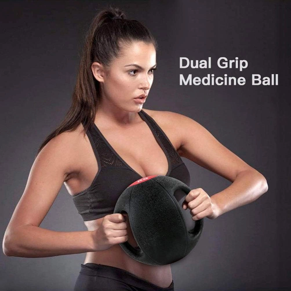 AGYH, Elastic Ball with Handle, Gravity Ball, Waist and Abdomen Balance Ball, with Anti-Leakage Nozzle, 3KG/4KG/5KG/6KG/7KG/8KG/9KG/10KG (Size : 7kg/15.4lb)