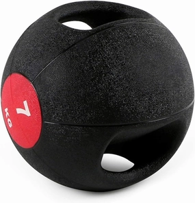 AGYH, Elastic Ball with Handle, Gravity Ball, Waist and Abdomen Balance Ball, with Anti-Leakage Nozzle, 3KG/4KG/5KG/6KG/7KG/8KG/9KG/10KG (Size : 7kg/15.4lb)