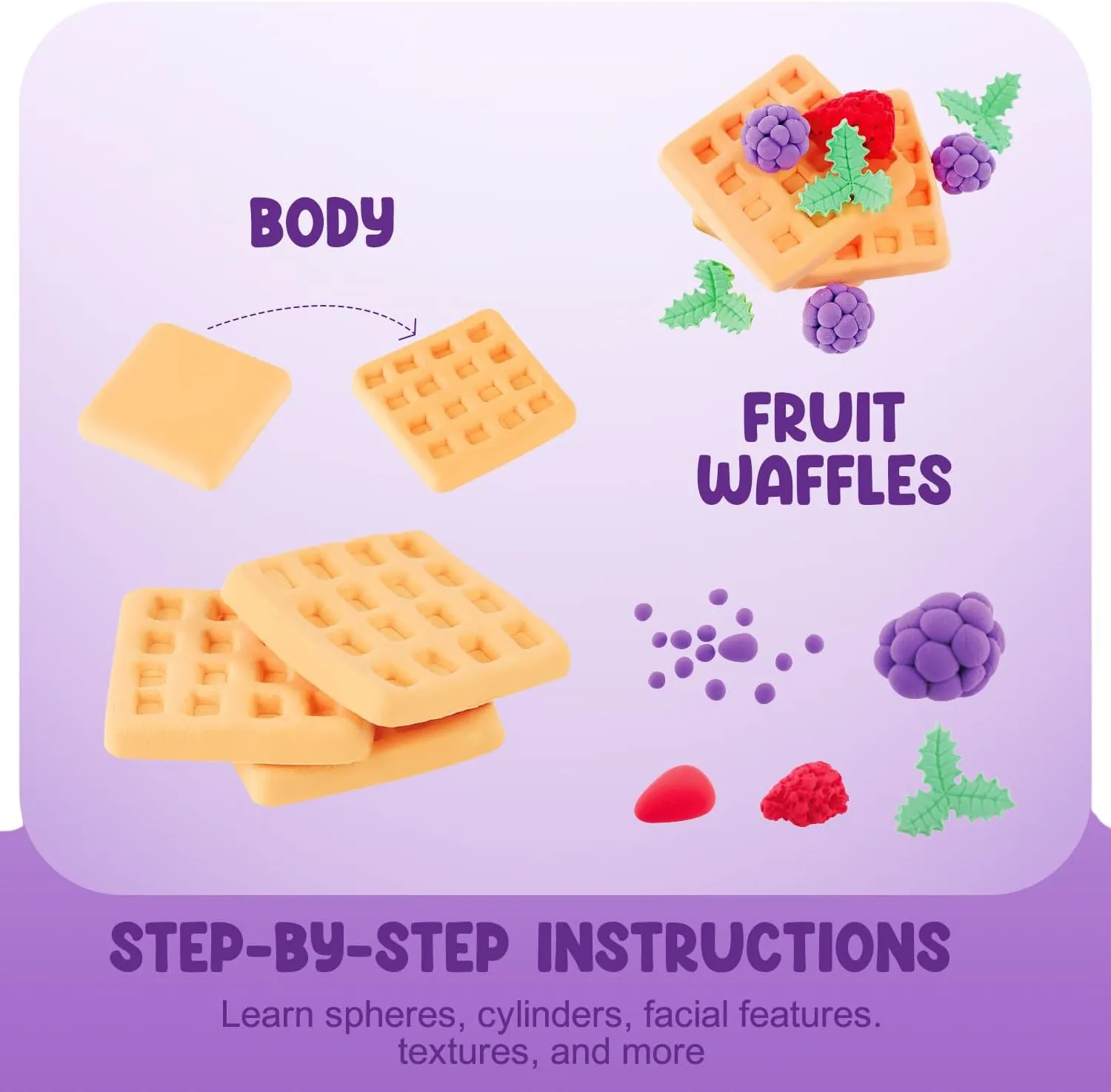 Air Dry Clay Kits - Modeling Clay for Kids, Ultra Light & Soft, Safe & Non-Toxic, DIY Air Dry Clays Kit with Sculpting Tools and Tutorials, Creatible Art Crafts Toys Gifts for Boys Girls