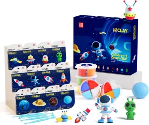 Air Dry Clay Kits - Modeling Clay for Kids, Ultra Light & Soft, Safe & Non-Toxic, DIY Airdryclay Kit with Sculpting Tools and Tutorials, Creatible Art Crafts Toys Gifts for Boys Girls