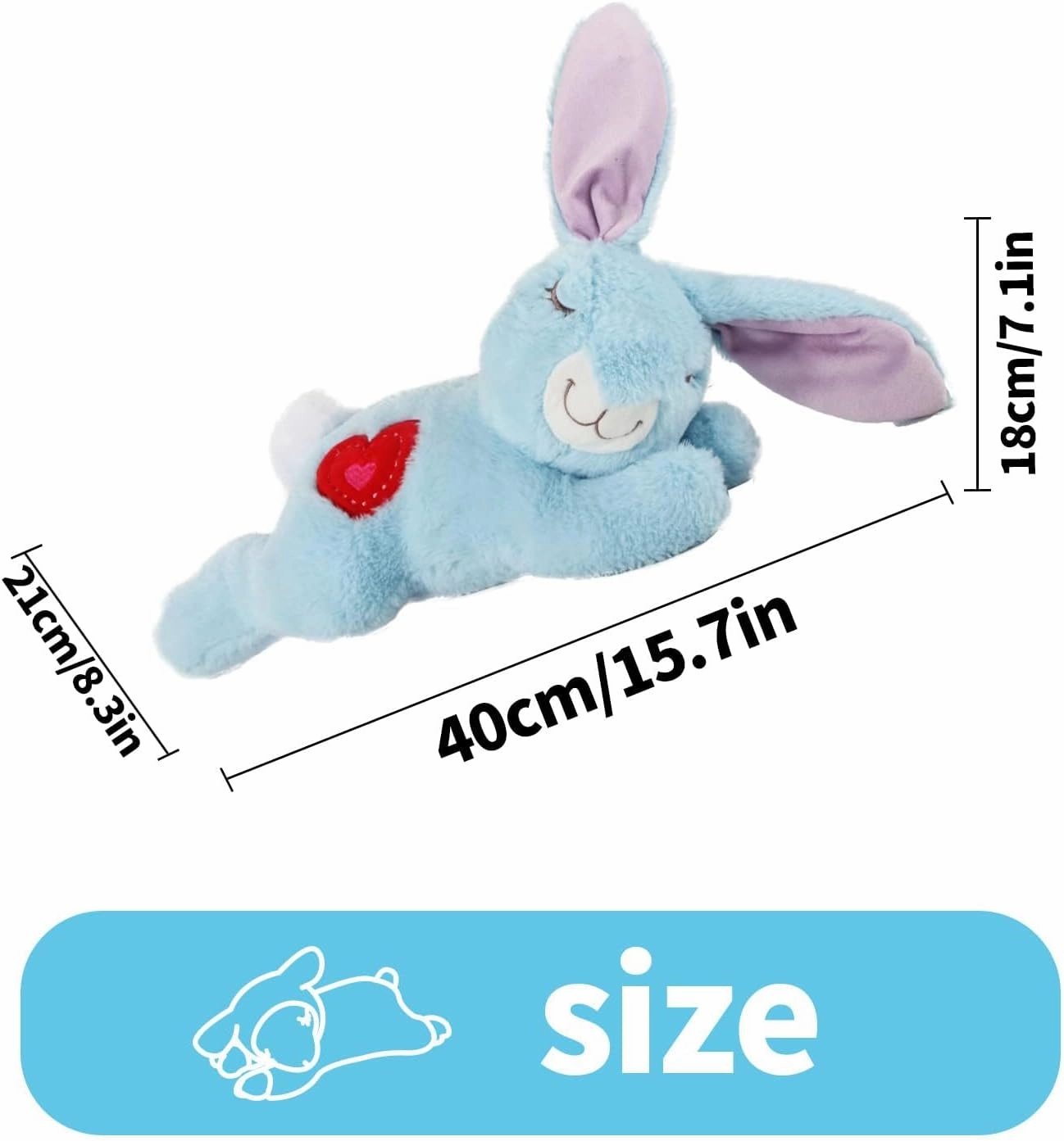 ALL FOR PAWS Dog Anxiety Relief & Behavior Aid Plush Toy, Puppy Training Pillow for Indoor Play & Sleep Aid
