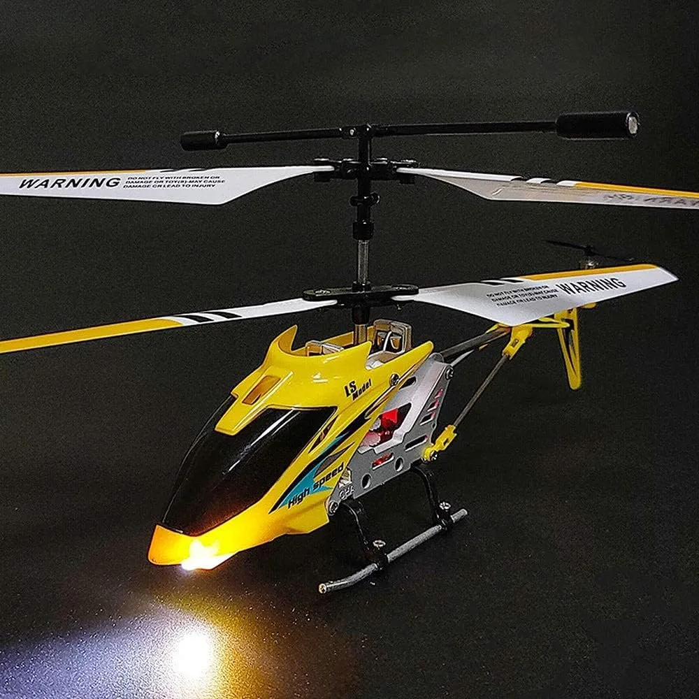 Alloy Remote Control Plane RC Aircraft with Light 3.5 Channel RC Helicopter RC Helicopter with Light Electric Plane Boy Toy Airplane Aviation Model Adult Gifts for Children