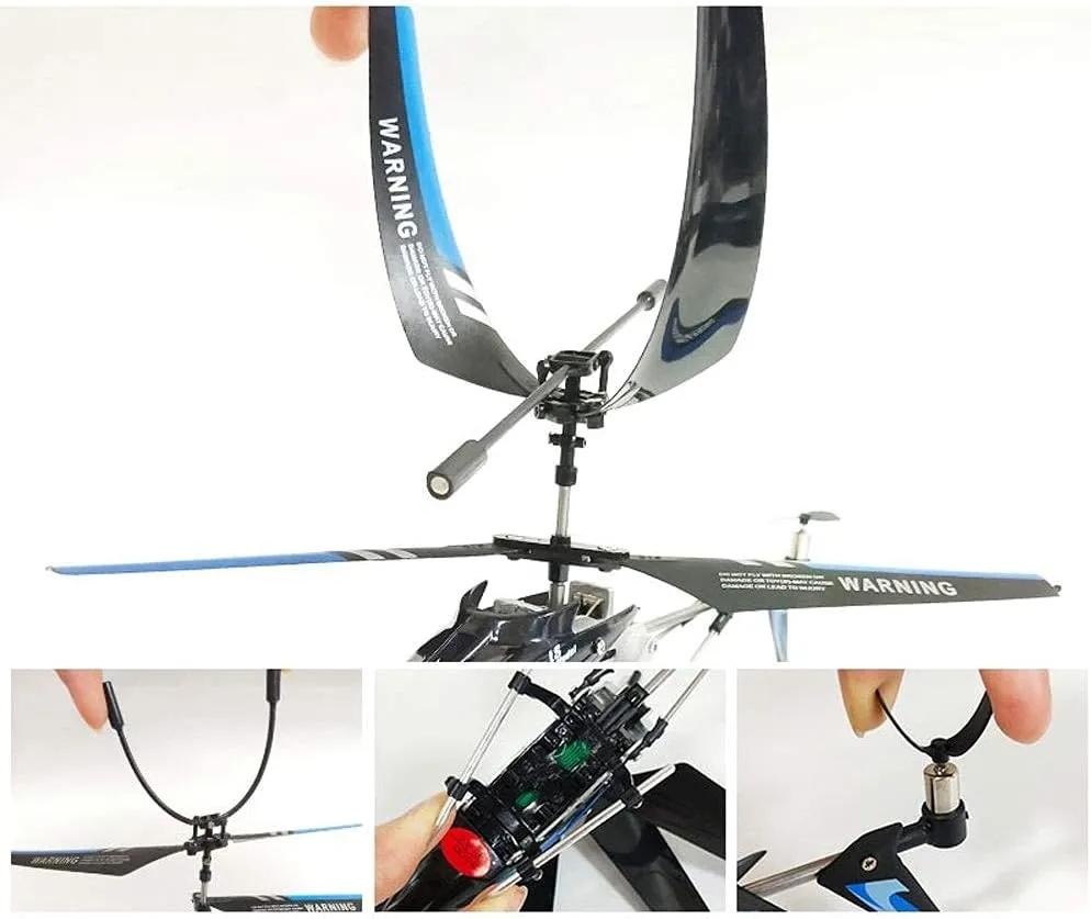 Alloy Remote Control Plane RC Aircraft with Light 3.5 Channel RC Helicopter RC Helicopter with Light Electric Plane Boy Toy Airplane Aviation Model Adult Gifts for Children