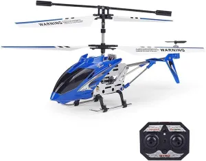 Alloy Remote Control Plane RC Aircraft with Light 3.5 Channel RC Helicopter RC Helicopter with Light Electric Plane Boy Toy Airplane Aviation Model Adult Gifts for Children