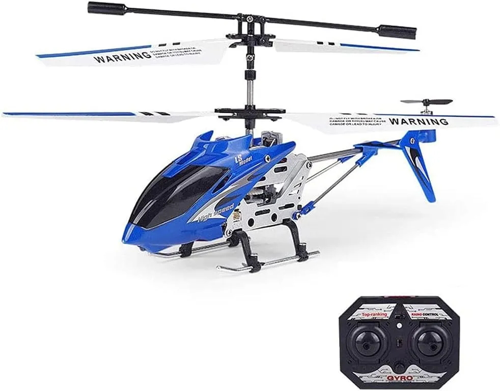 Alloy Remote Control Plane RC Aircraft with Light 3.5 Channel RC Helicopter RC Helicopter with Light Electric Plane Boy Toy Airplane Aviation Model Adult Gifts for Children