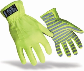 Ansell Ringers TrafficR-307 Reflective Gloves for Traffic Control, High Visibility, Green, Small