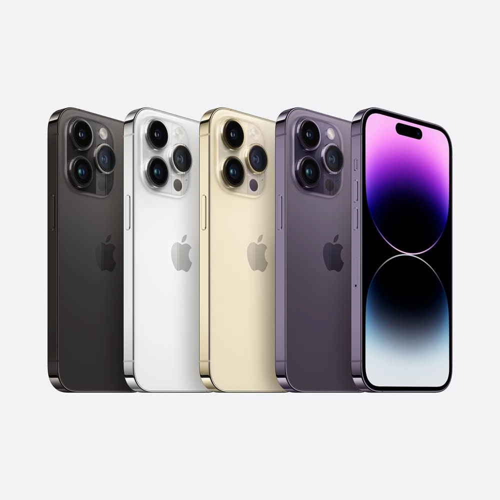 Apple iPhone 14 Pro, 1TB, Deep Purple - Unlocked (Renewed Premium)