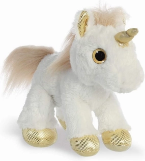 AURORA, 60856, Sparkle Tales, Star Unicorn, 12In, Soft Toy, Gold, 12-Inch