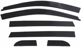 Auto Ventshade [AVS] Low Profile Rain Guards for 2019 - 2025 Chevy Blazer, 6 pcs. | Window Vent Visors - Dark Smoke | 896081
