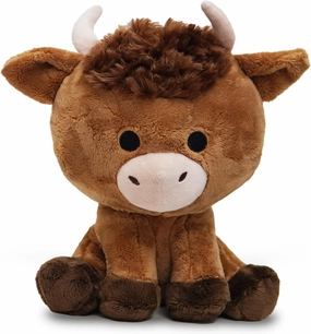 Avocatt Highland Cow Plushie Toy - 10 Inches Stuffed Animal Plush - Plushy and Squishy Animal with Soft Fabric and Stuffing - Cute Toy Gift for Boys and Girls