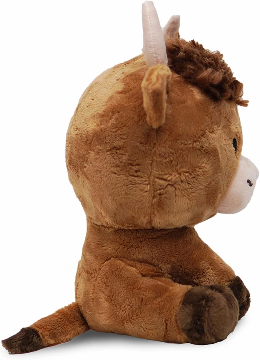 Avocatt Highland Cow Plushie Toy - 10 Inches Stuffed Animal Plush - Plushy and Squishy Animal with Soft Fabric and Stuffing - Cute Toy Gift for Boys and Girls