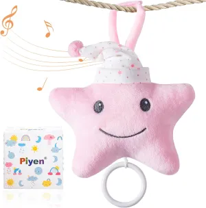 Baby Music Rattle: Interactive Toy with Gentle Sounds, Bright Colors, and Safe Design - Perfect for Early Development and Sensory Stimulation - Ideal Gift for Newborns and Infants (Pink)