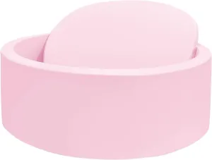 Ball Pit for Toddlers, 35.4"x 11.8" Foam Ball Pits, Indoor Soft Round Baby Playpen for Children, Ideal Gift for Toddlers, Pink, (Balls not Included)