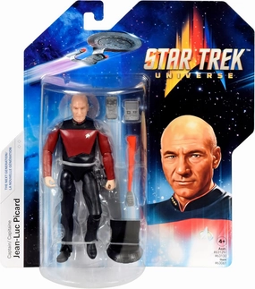 BANDAI Captain Jean-Luc Picard 5'' Action Figure Star Trek TNG