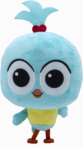 BANDAI Milo Bird Plush Teddy Bear 20cm Animated Series Milo Huggable Toys for Boys and Girls with Soft Touch Material, Adorable Cartoon Stuffed Animals