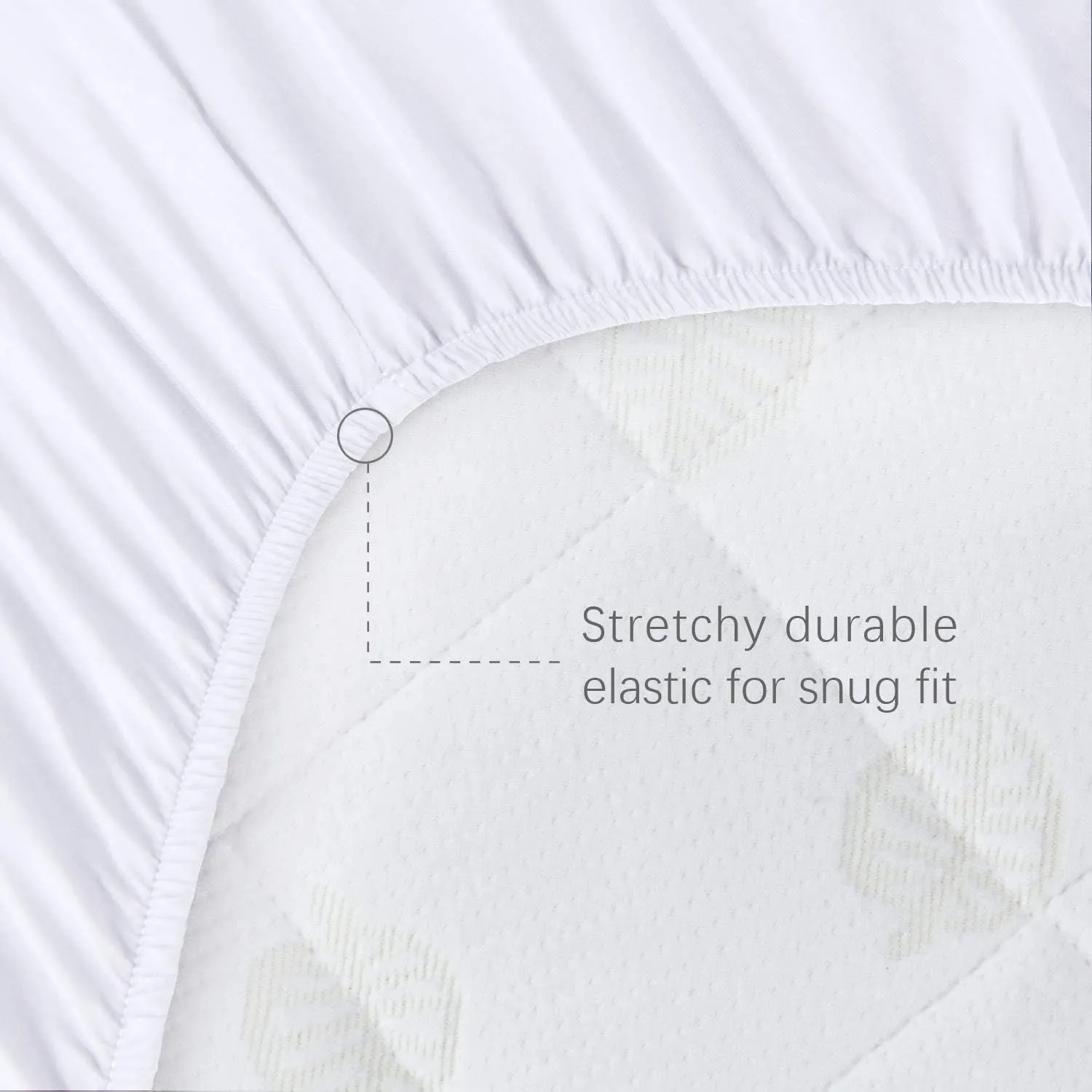 Bassinet Mattress Pad Cover Fit for Regalo Baby Bassinet(Small), Baby Trend Lil Snooze for Twins Bassinet, Ultra Soft Bamboo Viscose Terry Surface